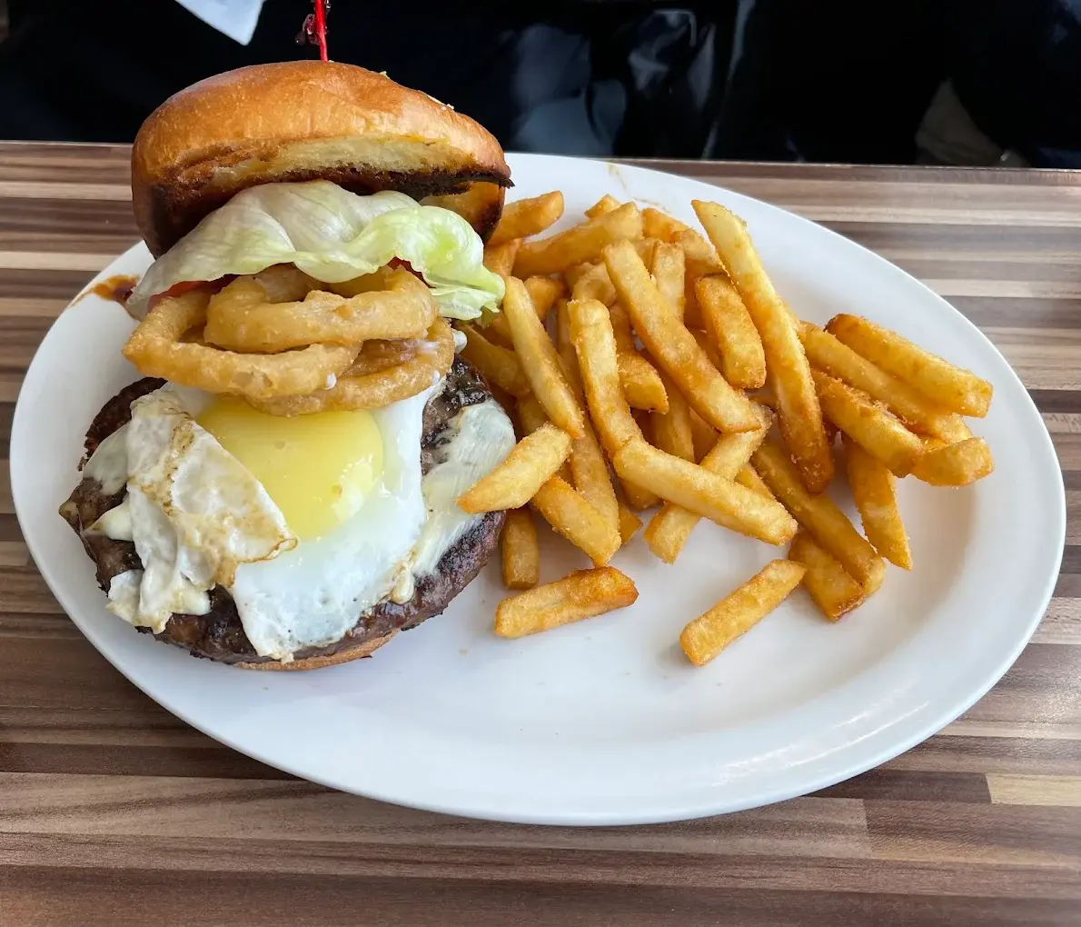 Fresh mushroom and cheese omelet at Springs Garden Restaurant Swift Current, SK